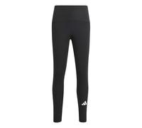 adidas Niñas Sport Seasonals Collegiate Typography Leggings Junior Girls Tights, black/off white, 5-6 Years