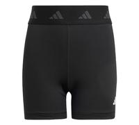 adidas Niñas Techfit AEROREADY Short Leggings Kids, Black/Carbon/White, 13-14 Years