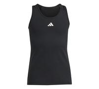 adidas Niñas Techfit Tank Shirt, Black/White, 14-15 Years
