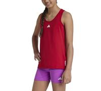 adidas Niñas Techfit Tank Shirt, Team Power Red 2/White, 5-6 Years