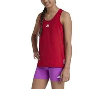 adidas Niñas Techfit Tank Shirt, Team Power Red 2/White, 7-8 Years