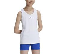 Adidas Bambine e Ragazze Techfit Tank, White/Black, 13-14 Years