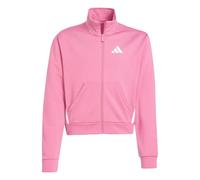 adidas Niñas Train Essentials Game & GO Full Zip Crew, Pink Fusion/White, 11-12 Years