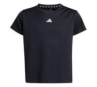 adidas Bambine e Ragazze Train Essentials Regular Fit Logo Training T-Shirt Junior Girls, Black/White, 9-10 Years