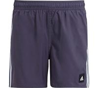 adidas Niños 3-Stripes Swim Shorts, Shadow Navy / Dawn Blue, 5-6 Years