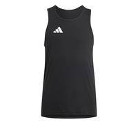 adidas Niños Adizero Team Singlet Kids Shirt, Black/White, 11-12 Years