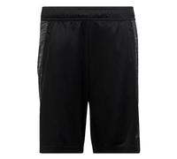 adidas Niños AEROREADY Heather Shorts, Black/Grey Six, 7-8 Years