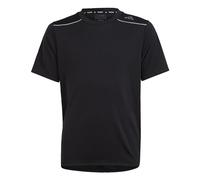 Adidas Niños AEROREADY tee, Black/Silver Metallic, 15-16 Years