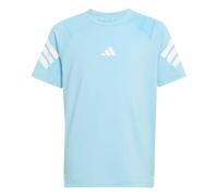 adidas Niños All Sports NXT tee, Bright Cyan/White, 9-10 Years