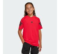 Camiseta de fitnes adidas all sports niño rojo/negro 7 - 8 AÑOS