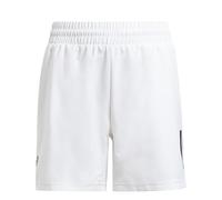 adidas Niños Boys Club Tennis 3-Stripes Shorts, White, 7-8 Years
