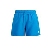 adidas Niños Classic Badge of Sport Swim Shorts, Bright Royal/White, 12-13 Years