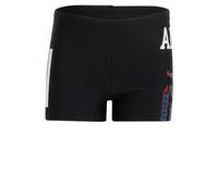 adidas Niños Marvel Spider-Man Swim Boxers Swimwear, Black, 7-8 Years