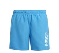 adidas Niños Sportswear Essentials Logo CLX Swim Shorts Kids, Bright Blue/White, 7-8 Years