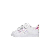 adidas Niños Superstar CF, Footwear White/Footwear White/Footwear White, 25 EU