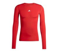 adidas Niños Techfit Aeroready Longsleeve Youth Shirt, Team Power Red 2, 9-10 Years