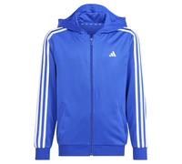 adidas Niños Train Essentials AEROREADY 3-Stripes Regular-Fit Full-Zip Hoodie, Lucid Blue/White, 9-10 Years
