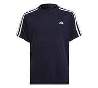 adidas Niños Train Essentials AEROREADY 3-Stripes Regular-Fit tee, Legend Ink/White, 11-12 Years
