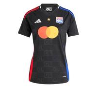 adidas OL - Camiseta de réplica exterior para mujer 24/25, Negro , XXS