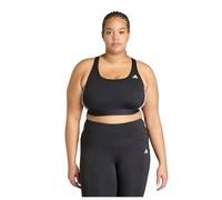 adidas Optime Essentials Workout 3-Stripes Medium Support (Plus Size) Sujetador Deportivo Mujer (Pack de 1)