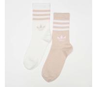 adidas Calcetines 3-Stripes Glitter Crew Socks 2 Pairs in Rosa M