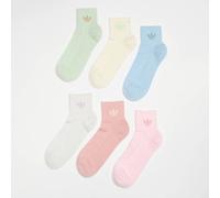 adidas Originals 6 PACK - 1/4 SOCKS wonder mauve/linen green/grey one multicolor 43-45