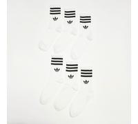 adidas Originals 6 PACK - 3S CREW S white blanco 37-39
