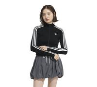 Adidas Originals Adicolor 3 Stripes Slim Knit Track Top Black Talla: XS | Sudaderas con Capucha Outlet | Mujer | Negro