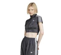 Adidas Originals Adicolor Short Sleeve Track Top Black Talla: XS | Tops Deportivos Outlet | Mujer | Negro
