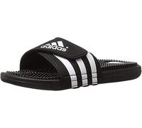 Adidas Originals Adissage diapositivas, negro / negro / blanco, 5 M US, Black White, US18 | UK17 | EU 53 1/3