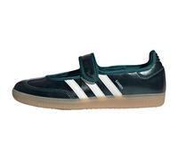 ADIDAS ORIGINALS Bailarinas con hebilla 'Samba' verde oscuro / blanco 39-39,5 EUR