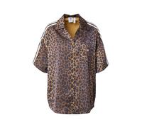 ADIDAS ORIGINALS Blusa 'Satin' marrón / pueblo / negro / blanco M-L marrón / pueblo / negro / blanco