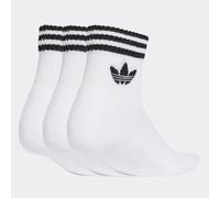 adidas Originals Calcetines Ankle adicolor Trefoil (3 Pack) blanco 43-45