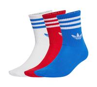 ADIDAS ORIGINALS Calcetines '3-Stripes Crew 3 Pairs' azul real / arándano / blanco 37-39 azul real / arándano / blanco