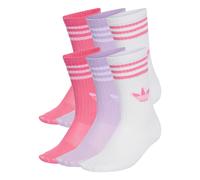 ADIDAS ORIGINALS Calcetines '3-Stripes Crew 6 Pairs Kids' lila claro / pitaya / blanco 16-17 EUR