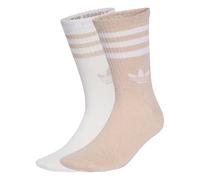 ADIDAS ORIGINALS Calcetines '3-Stripes Glitter Crew 2 Pairs' rosa / blanco 37-39 rosa / blanco