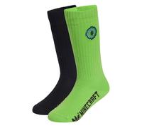 ADIDAS ORIGINALS Calcetines 'Adidas x Minecraft' manzana / negro 34-36 manzana / negro