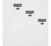 adidas Originals Calcetines Ankle adicolor Trefoil (3 Pack) blanco 39-42