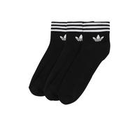 Adidas Tref ANK Sck HC Socks, Unisex Adulto, Black/White, 3538