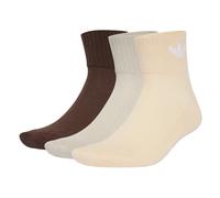 ADIDAS ORIGINALS Calcetines 'Mid Ankle 6 Pairs' beige / arena / marrón oscuro / blanco 46-48 EUR