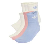 ADIDAS ORIGINALS Calcetines 'Mid Ankle 6 Pairs' beige claro / ópalo / altrosa 43-45 EUR