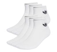ADIDAS ORIGINALS Calcetines 'Mid Ankle 6 Pairs' negro / blanco 37-38 EUR