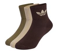 ADIDAS ORIGINALS Calcetines 'MID ANKLE SOCK 3 PAIR PACK KIDS' marrón 16-17 marrón