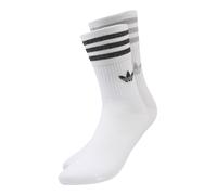 ADIDAS ORIGINALS Calcetines 'Mid-Cut Glitter Crew 2 Pairs' gris claro / negro / blanco 43-45 EUR