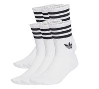 adidas Calcetines 3-Stripes Crew Socks 6 Pairs in Blanco S