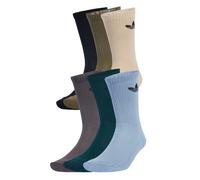 ADIDAS ORIGINALS Calcetines 'Trefoil' beige / azul claro / chocolate / oliva / petróleo / negro 37-39 beige / azul claro / chocolate / oliva / petróleo / negro