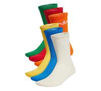 ADIDAS ORIGINALS Calcetines 'Trefoil Cushion' azul / amarillo / verde / naranja / rojo / blanco 35-36 azul / amarillo / verde / naranja / rojo / blanco