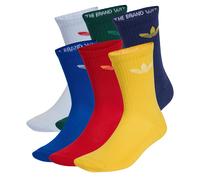 ADIDAS ORIGINALS Calcetines 'Trefoil Cushion' azul / azul pastel / azul oscuro / amarillo / pino / rojo 37-39 EUR