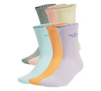 adidas Calcetines Trefoil Cushion Crew Socks 6 Pairs in Multicolor XS
