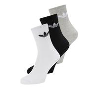 ADIDAS ORIGINALS Calcetines 'Trefoil' gris moteado / negro / blanco Mujer ADIDAS ORIGINALS 32-34 gris moteado / negro / blanco